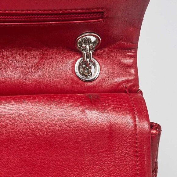 Chanel Red 2.55 Reissue Quilted Classic Patent Leather 227 Jumbo Flap Bag - Picture 2 of 12